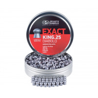 Пули JSB Diabolo Exact King 6,35 мм, 1,645 грамм, 350 штук Пули JSB Diabolo Exact King 6,35 мм, 1,645 грамм, 350 штук