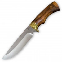 Нож "Лорд" ст.65х13, литье, ценные породы дерева, Семина